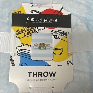 Friends Throw 50in. X 60in. 100% polyester. Machine wash